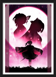 Tableau Shinobu x Kanao Demon Slayer Cadre Toile main image 0