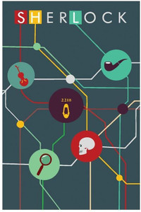  Sherlock Holmes Posters Paper Print - TV 