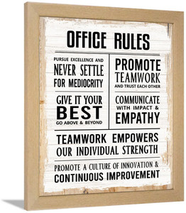 Office Quotes Frames - Motivational Quotes Wall Frames for Office