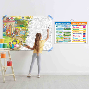MONTHS OF THE YEAR AND DAYS OF THE WEEK CHART and GIANT PRINCESS CASTLE ...
