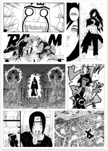Naruto Anime Shinobi Manga Panel 19 Waterproof Non-tearable Wall
