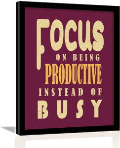 Motivational Quotes Frame for Office Wall School Study Room