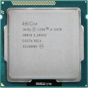 Intel Core i5-3470 3.2 GHz Upto 3.6 GHz LGA 1155 Socket 4 Cores 4 Threads 6 MB Smart Cache Desktop Processor(Silver)
