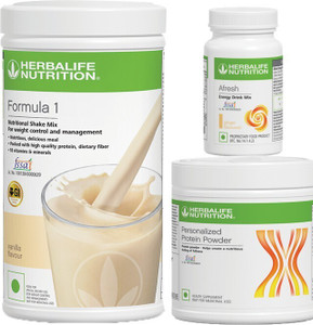 Picture of HERBALIFE Nutrition formula 1 Vanilla500g+ Protein powder 200g + Afresh ...