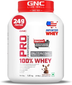 GNC Pro Performance 100 Powder Caf Mocha Whey Protein Price In India