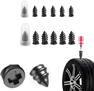 Screw In 10-Pack Rubber Tire Repair Screws Quick Fix For Car