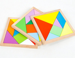 Cambly Tangram Wooden Puzzle Educational Toy For Kids|Colorful Brain ...