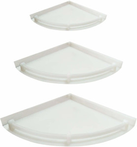 Flipkart SmartBuy Stylish Mount Bathroom Corner Set Acrylic Wall Shelf ...