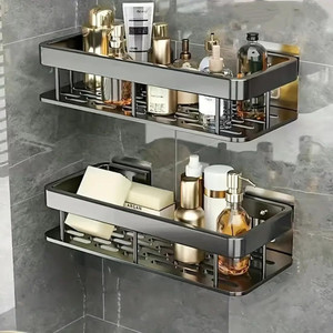 3D METRO SUPER STORE Shower Caddy Adhesive, No Drill Bathroom Shower ...