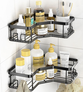 M Y Industry Stainless Steel Bathroom Shelf Corner Shower Organizer ...