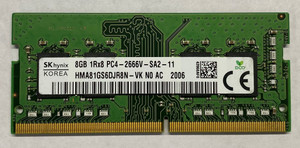 Sk Hynix PC4-3200AA DDR4 8 GB (Dual Channel) Laptop (HMA81GS6DJR8N