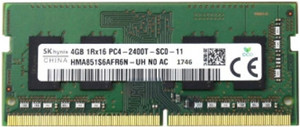 Sk Hynix PC4-2400T DDR4 4 GB (Single Channel) Laptop (2400MHZ