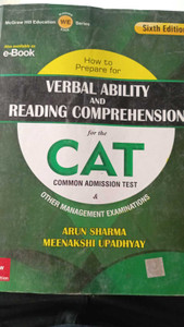 Verbal Ability And Reading Comprehension For The Cat: Buy Verbal ...