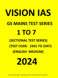 Vision Ias GS Mains Test Series 1 To 7 With Answers Explanation 2024 ...