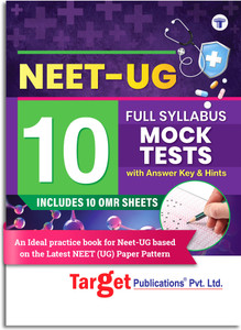 10 NEET UG Mock Test Book 2025 - Full Syllabus With Answer Key & Hints ...