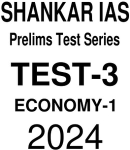 Shankar IAS GS Economy PT Test In English For Prelims 2024: Buy Shankar ...