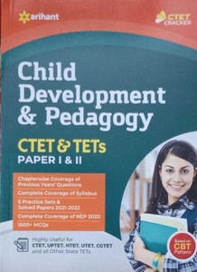 Arihant - Ctet Tet Paper 1 & 2 Child Development & Pedagogy: Buy ...