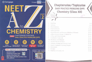Cengage Neet A To Z Chemistry With Daily Practice Problems (Ddp) Part ...