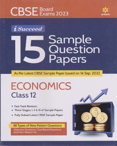 I-Succeed 15 Sample Question Papers (Exams 2023) Economics For Class ...