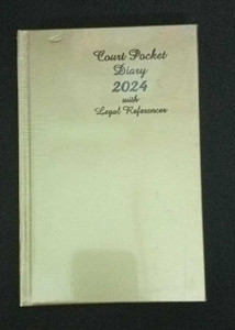 Court Pocket Diary 2024 With Legal Referencer: Buy Court Pocket Diary