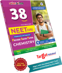 38 Years NEET Previous Year Solved Question Papers Chemistry Book PYQs ...