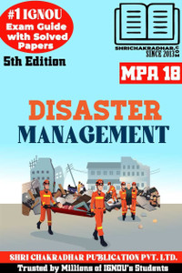 IGNOU MPA 18 Help Book Disaster Management (5th Edition) (IGNOU Study