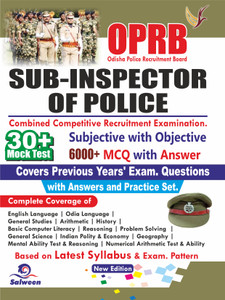 OPRB Odisha Sub Inspector Of Police (SI)Exam Book Odisha Police Exam