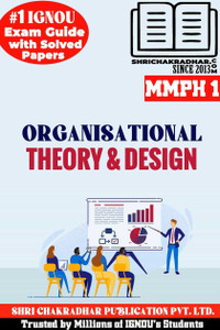 IGNOU MMPH 1 Help Book Organizational Theory And Design (IGNOU Study ...