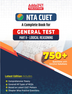 CUET UG 2026 General Test Logical Reasoning With 750+ Questions With ...