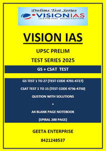 Vision IAS Prelims Test Series 2025 |Gs Test 1 To 27 |Csat Test 1to15 ...