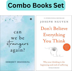 Can We Strangers Again? & Don't Believe Everything You Think Self-Help Books (Combo Books Set