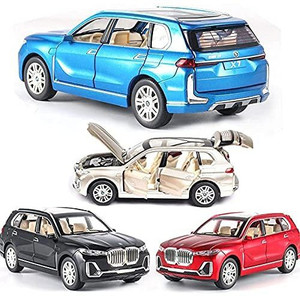 Akvanar 1:24 BMW X7 Metal car Toy Open Door with Light Music multicolor ...