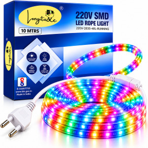 Shopsy 1200 LEDs 10m Multicolor Steady Strip Rice Lights - Image 1