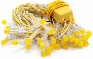 MEIKA 40 LEDs 40 m Yellow Steady Bulb Rice Lights Price in India - Buy MEIKA 40 LEDs 40 m Yellow Steady Bulb Rice Lights online at Shopsy.in - Image 1
