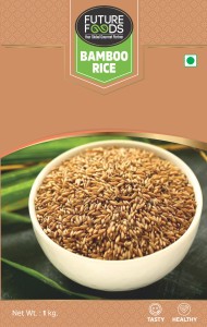 Future Foods Pack Of Bamboo Rice 1 Kg & Arborio Risotto Rice 1 Kg Raw ...