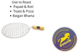 Rvs Ronde Draad Rooaster Rack/Papad Jali/Roti Grill Ronde Vorm