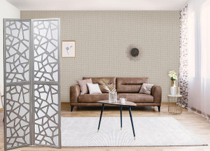 Musa Kazim Handicrafts Wooden Partition/Wall Screen / 2 Panel Partition ...