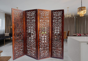 Musa Kazim Handicrafts Wooden Partition | Living Room Partition | Room ...