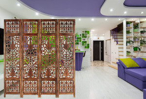 Musa Kazim Handicrafts Solid Wood Decorative Screen Partition Price in ...