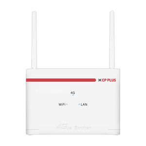 CP PLUS CP-XR-DE21-S-V2 WiFi-6 Compatible 5G Sim Connect with DVR/NVR/WiFi Camera 4G Router 2.4 GHz 150 Mbps Wifi Speed Dual Band External Antenna Ethernet (Cable Broadband), MiFi (Sim Based) - CP PLUS : Shopsy.in - Image 1