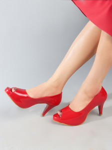 KILLER Synthetic Upper Open Toe Stylish Women Pointed Women Heels - Buy