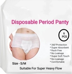 safe women Disposable Period Panty For Women To Stay Free & Extra Sure-Pack  of 6 Pantyliner, Buy Women Hygiene products online in India