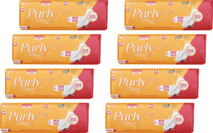 Purly Cotton Pad, Fast absorbing power,Leak Proof & Rash Free-XXL 290mm