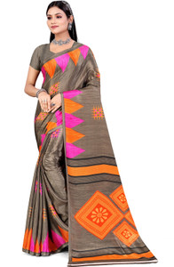 Leelavati printed daily wear georgette saree Clearance
