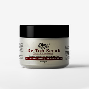 QUAT De-Tan Scrub for Revitalizing Skin,Face Whitening,Glowing Skin