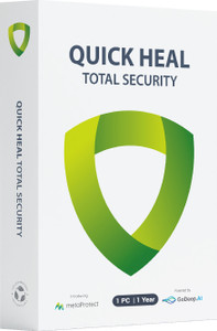 QUICK HEAL Total Security 1.0 User 1 Year(CD/DVD)