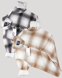 N AND J Men Checkered Casual Brown, Black Shirt - Image 5