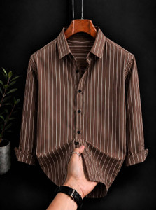 fitoda fashion Men Striped Multicolor Shirt - Image 3