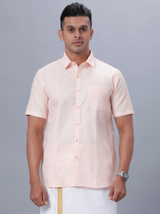 light pink half sleeve shirt