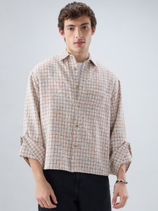 VASTRADO Men Checkered Multicolor Shirt - Image 6